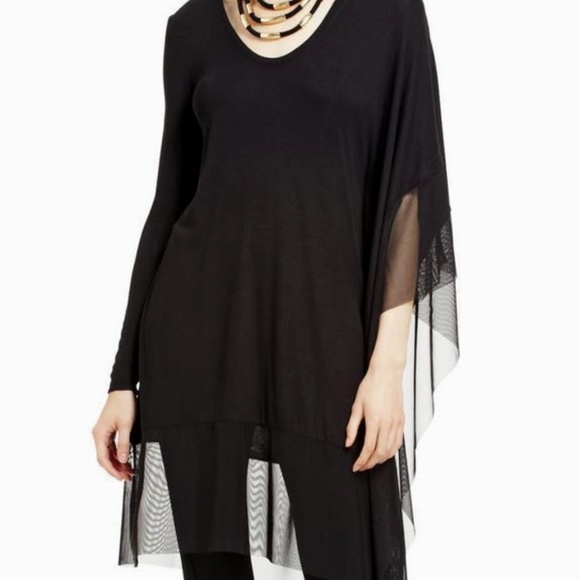BCBGMAXAZRIA Black GEA A Knit Tunic Shirt - Picture 4 of 8